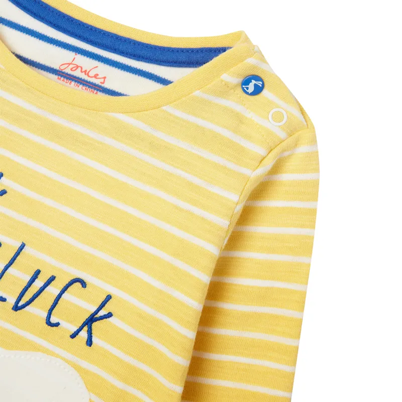 Joules Baby Tate Artwork T-Shirt - Yellow Chick-2